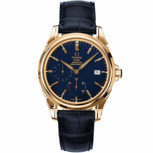 Omega De Ville Co-Axial 38.7 Power Reserve Yellow Gold / Blue 4632.80.33 (46328033)